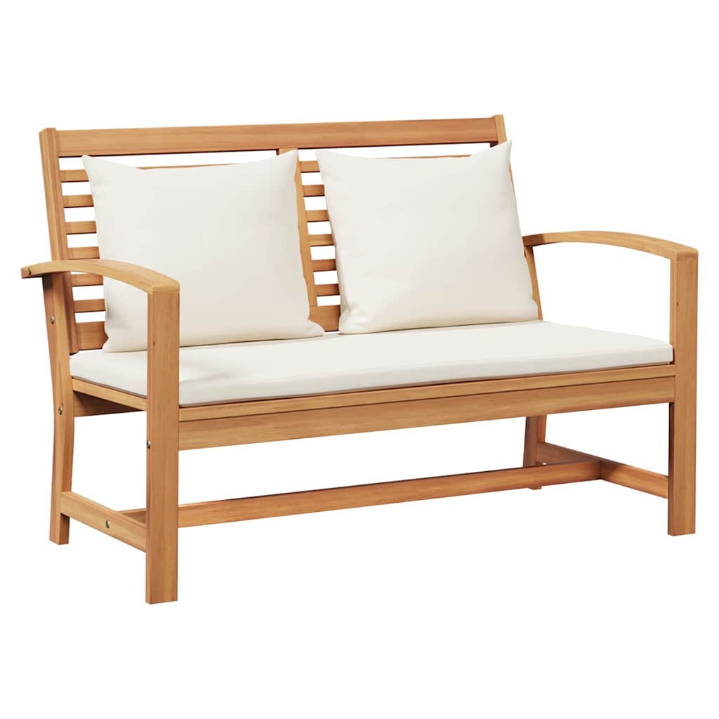 Garten-Sofa-Set Natur Teak-Massivholz
